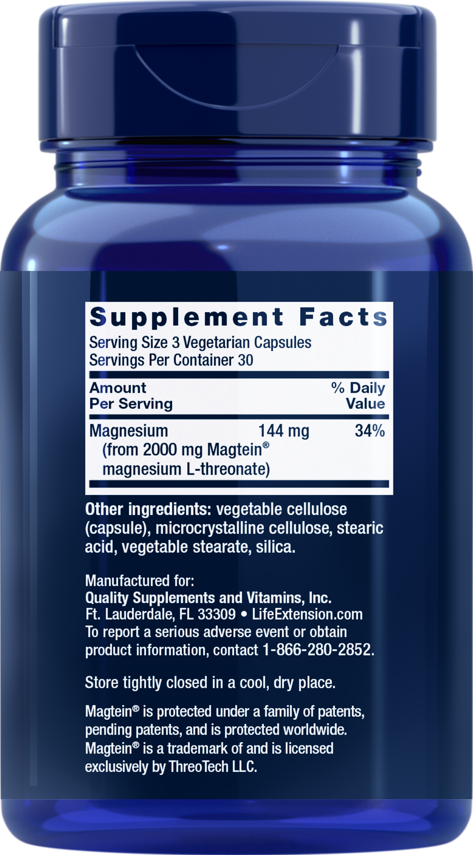 NEURO-MAG MAGNESIUM L-THREONATE CAPS