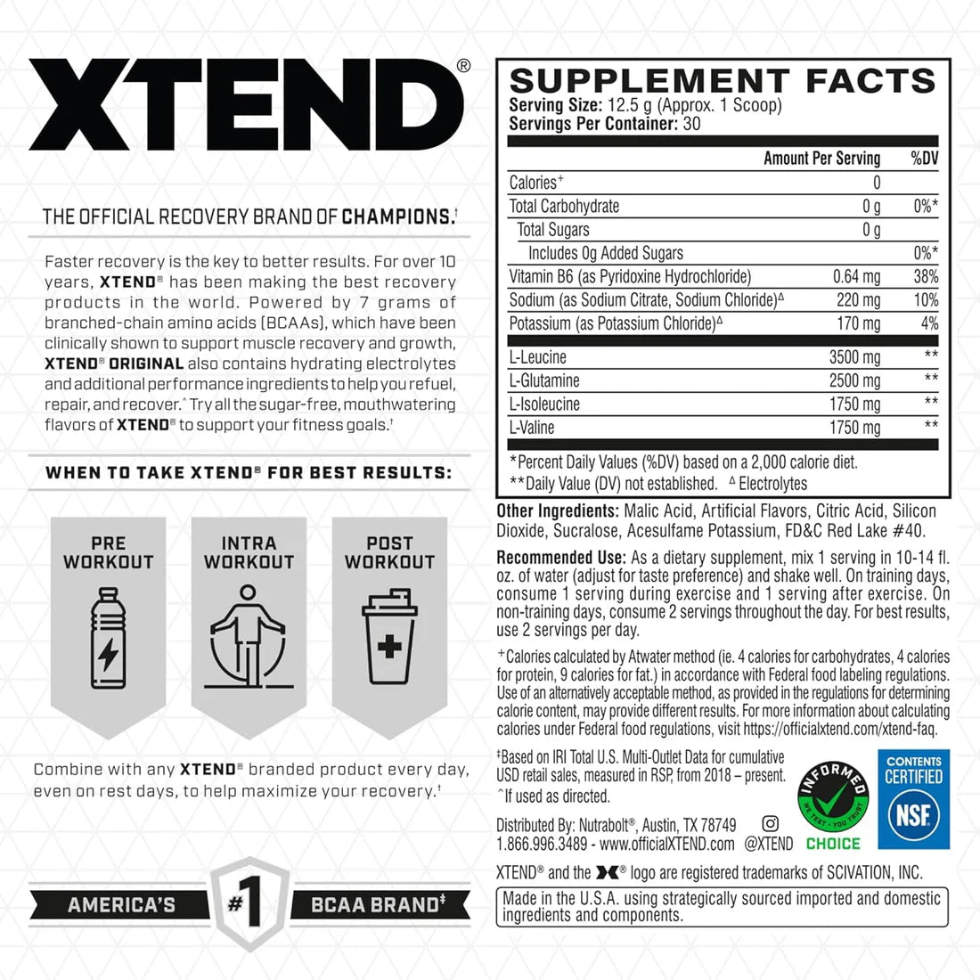 XTEND ORIGINAL BCAA