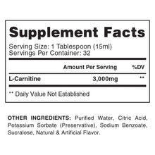 Load image into Gallery viewer, LIQUID CARNITINE 3000
