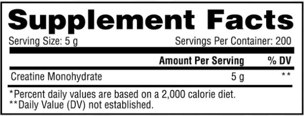 CREATINE MONOHYDRATE