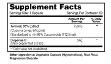 Load image into Gallery viewer, TURMERIC WITH BIOPERINE