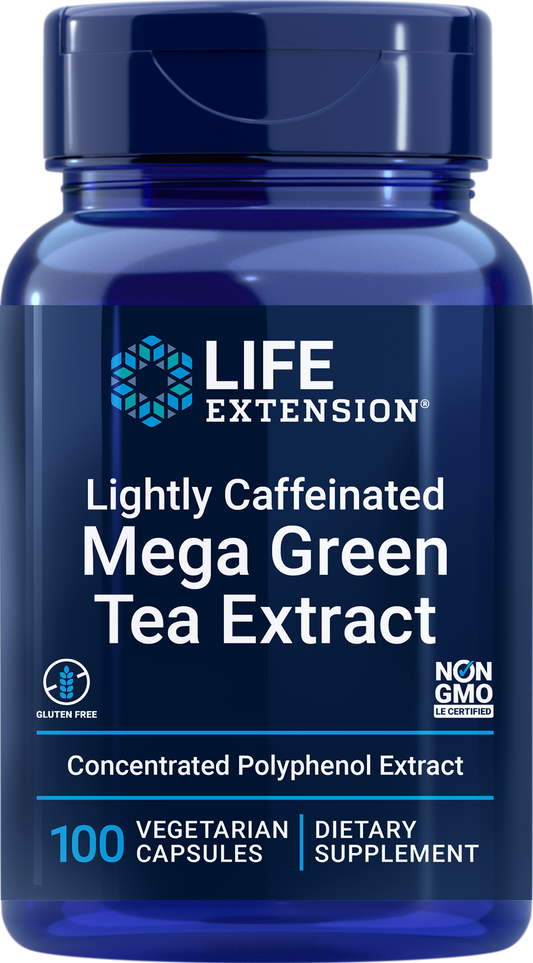 LIGHTLY CAFFEINATED MEGA GREEN TEA EXTRACT