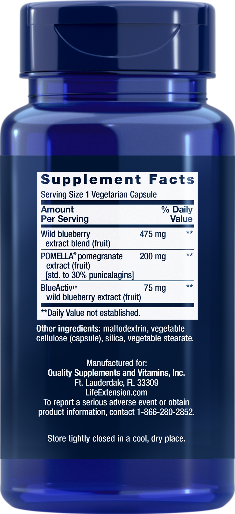 BLUEBERRY EXTRACT & POMEGRANATE