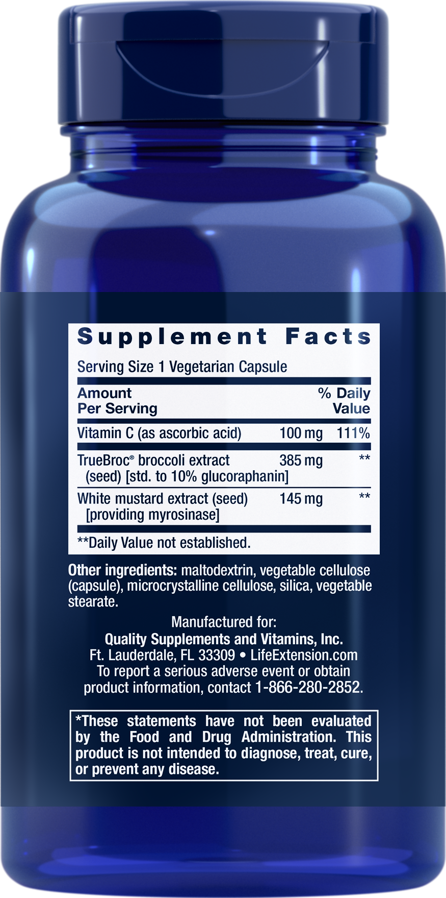 OPTIMIZED BROCCOLI WITH MYROSINASE