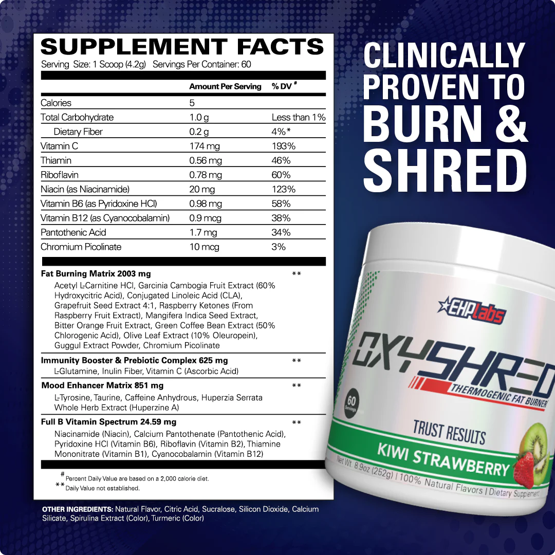 OXYSHRED THERMOGENIC FAT BURNER