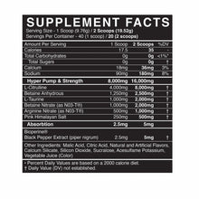 Load image into Gallery viewer, PUMP PRE-WORKOUT(CAFFEINE FREE)
