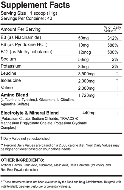 BCAA'S (IN-STORE ONLY)