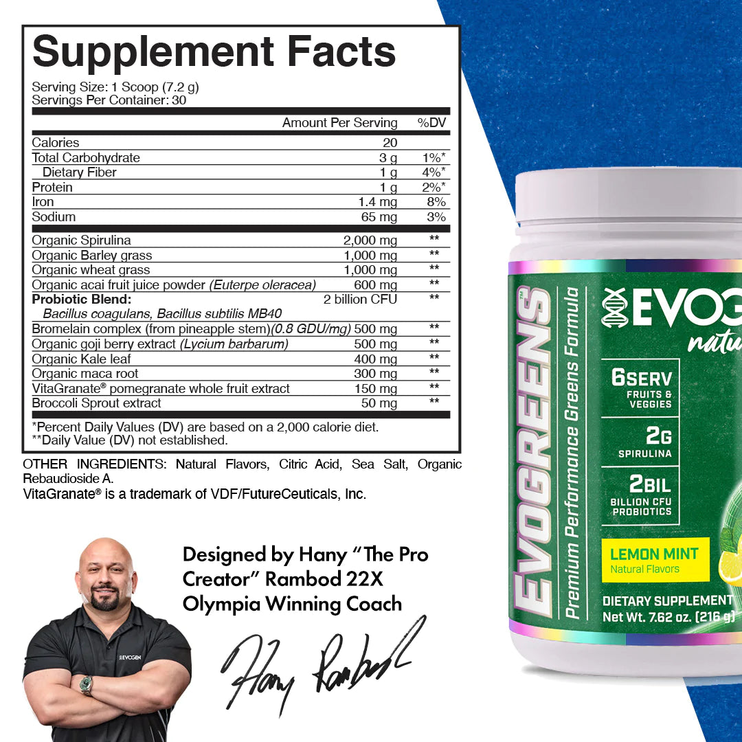 EVOGREENS (IN-STORE ONLY)