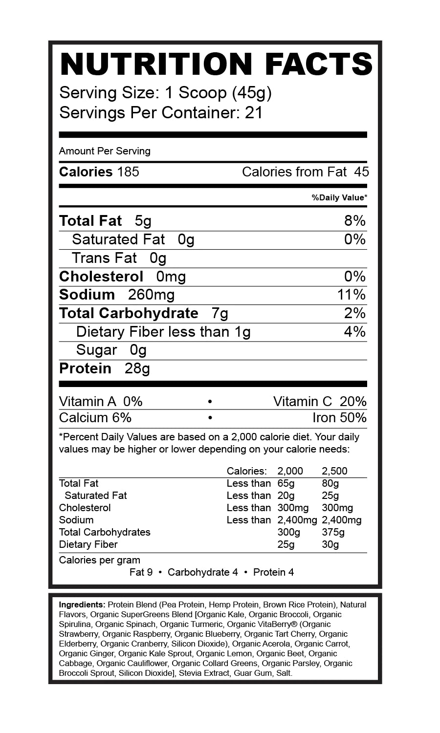 PHYTO PERFECT PROTEIN + SUPERFOODS